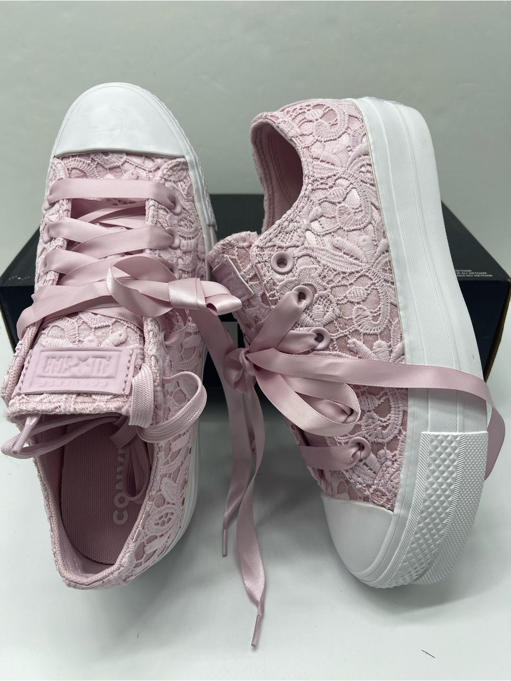 Converse A15006C CTAS LIFT OX
SUMMIT PINK/SUMMIT PINK/WHITE Platform Sneakers - Picture 9 of 16